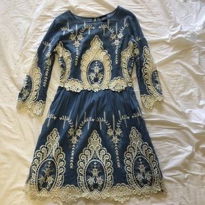 Dolce Vita Lace Trim Dress